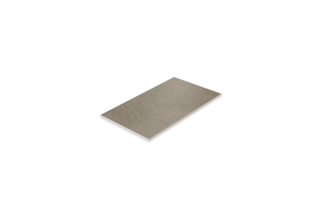 Stoneware floor and wall tile 30 x 60 cm taupe