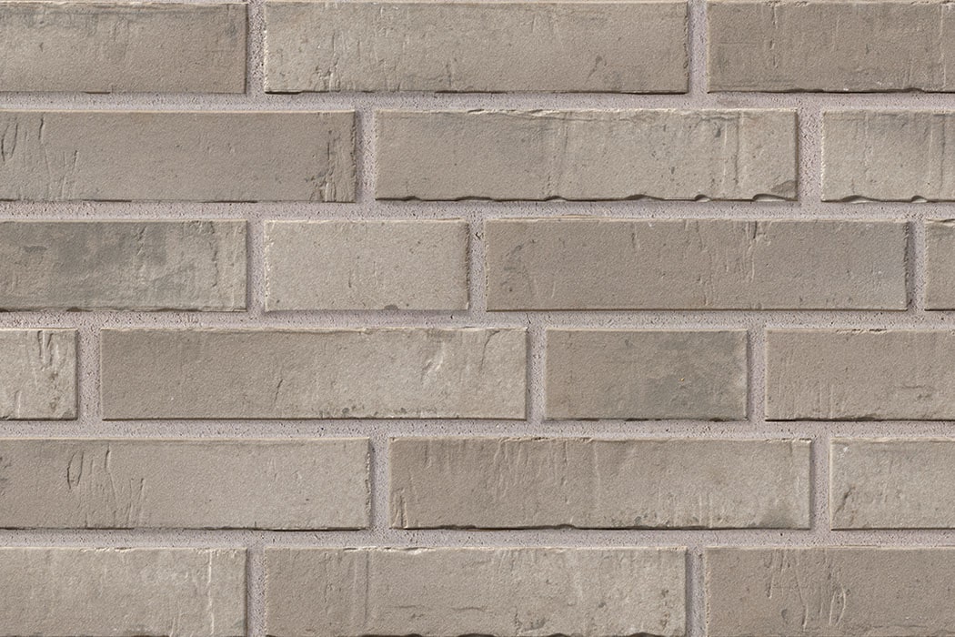 Clinker brick slips DF 240 x 52 mm grey engobed