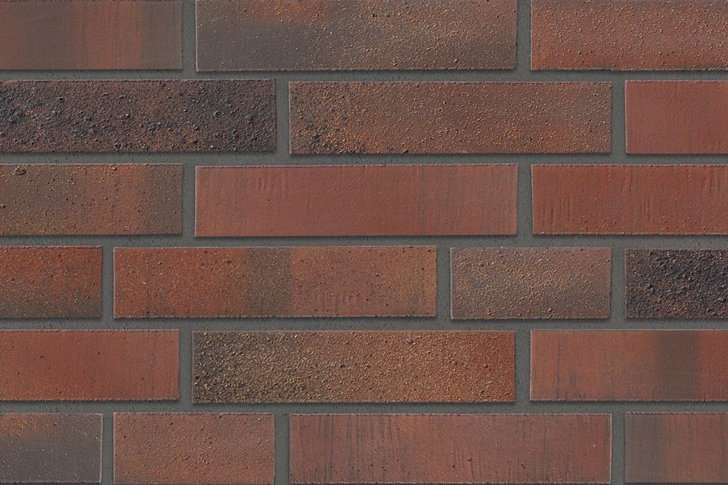 Clinker brick slips DF 240 x 52 mm oxid red