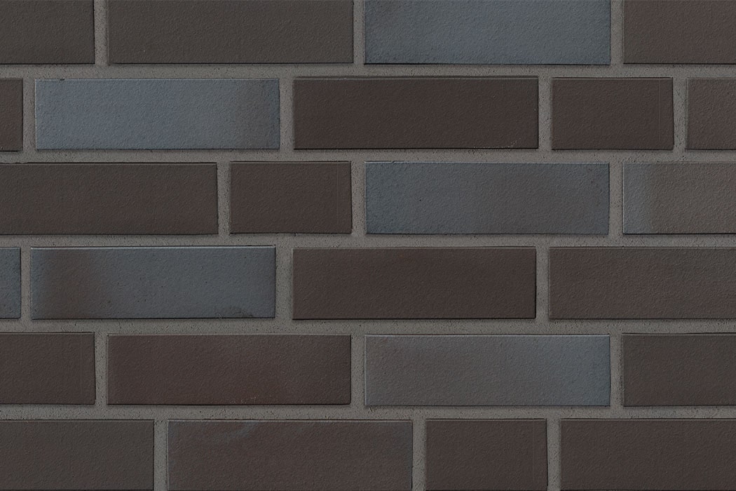 Clinker brick slips NF 240 x 71 mm metallic black 