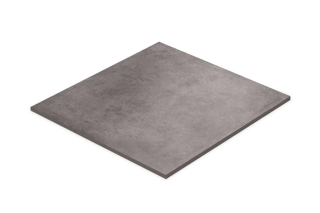 Porcelain stoneware garden and terrace slab 100 x 100 x 2 cm anthracite matt