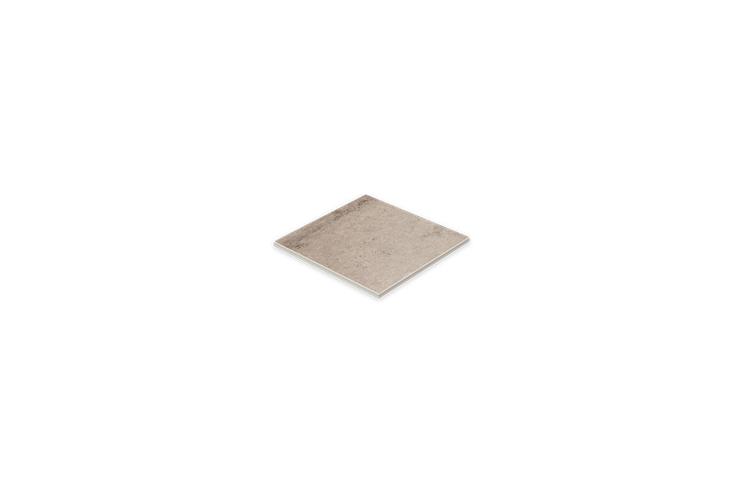 Stoneware floor and wall tile 30 x 30 cm taupe