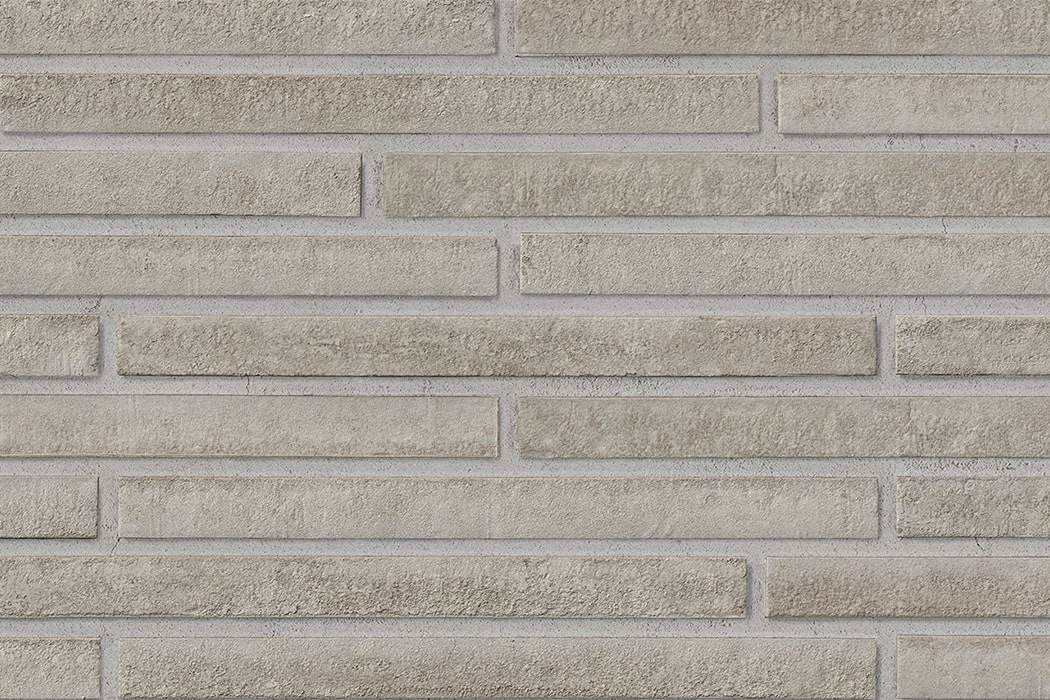 Clinker brick slips LF 490 x 40 mm silver grey used look