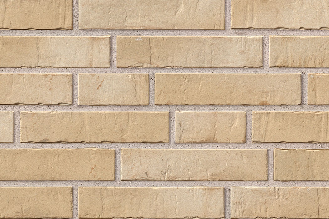 Clinker brick slips DF 240 x 52 mm beige engobed